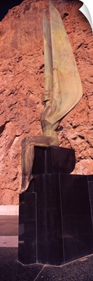 Statue at a dam Boulder City Hoover Dam Arizona Nevada