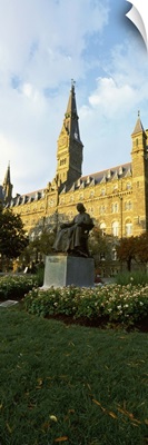 Statue of John Carroll outside Georgetown University, Georgetown, Maryland