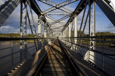 Steel Railway Bridge over the River barrow to Great Island Power Station