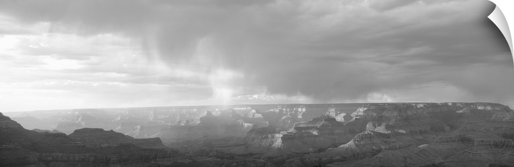 Storm cloud over a park, Grand Canyon National Park, Arizona