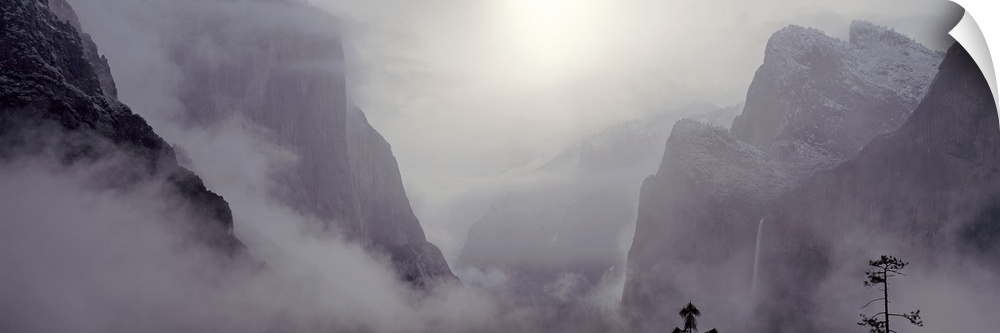 Storm Clouds Yosemite Valley Yosemite National Park CA