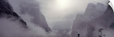 Storm Clouds Yosemite Valley Yosemite National Park CA