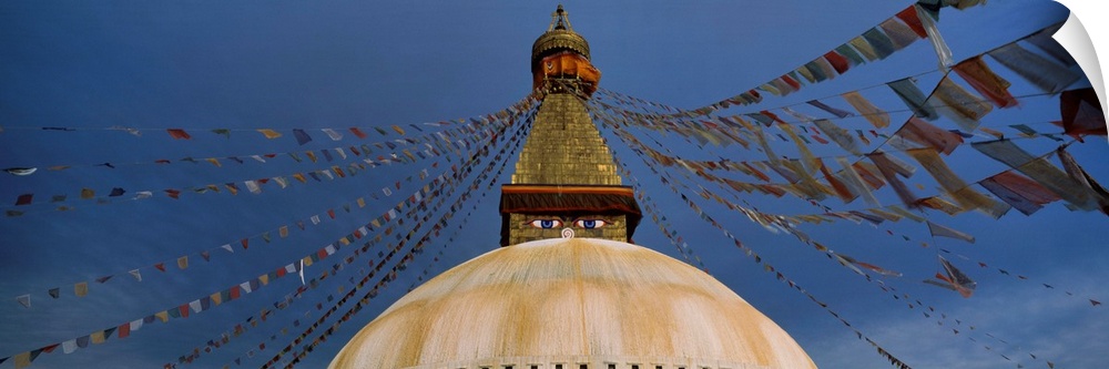 Stupa & Prayer Flags Kathmandu Nepal