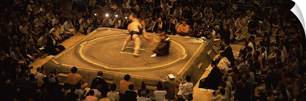 Ryogoku Kokugikan, the sumo arena in Tokyo, Japan
