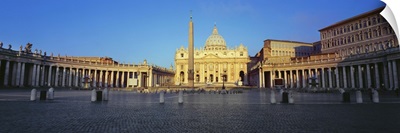 Sunlight falling on a basilica St. Peters Basilica St. Peters Square Vatican city Rome Lazio Italy