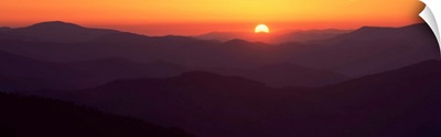Sunrise Great Smoky Mountains National Park Cherokee NC