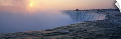 Sunrise Horseshoe Falls Niagara Falls NY