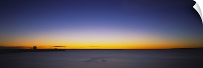 Sunrise over a lake, Lake Huron, Straits of Mackinac, Mackinaw City, Michigan