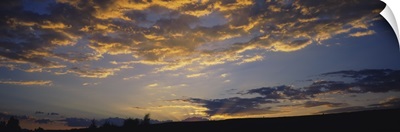 Sunrise over a landscape, Grand Teton National Park, Wyoming