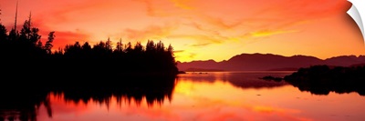 Sunset Broken Islands Pacific Rim National Park BC Canada