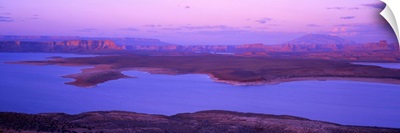 Sunset Lake Powell and Glen Canyon National Recreation Area AZ