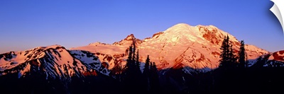Sunset Mount Rainier Seattle WA
