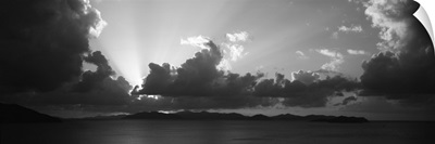 Sunset over Atlantic Ocean, Virgin Islands