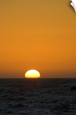 Sunset Over Pacific Ocean