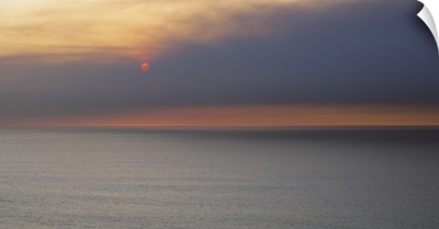 Sunset over the ocean, Montara, San Mateo County, California