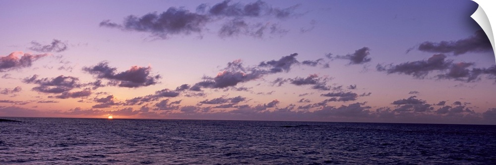 Sunset over the sea, Anguilla