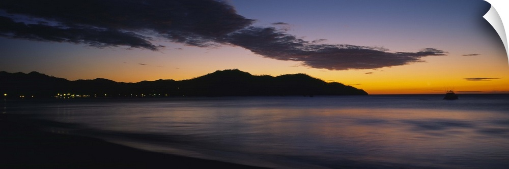 Sunset over the sea, Playa Del Coco, Liberia, Guanacaste, Costa Rica