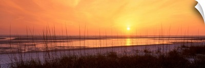 Sunset over Tigertail Public Beach, Marco Island, Florida