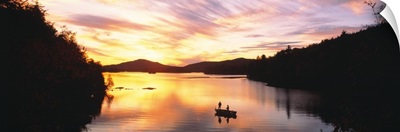 Sunset Saranac Lake Franklin Co Adirondack Mtns NY