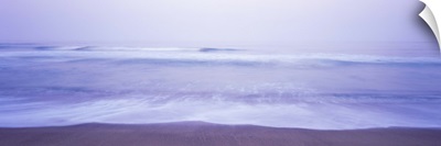 Surf on the beach at dawn, Point Arena, Mendocino County, California