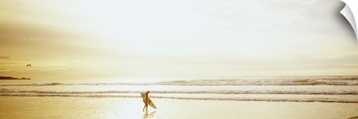 Surfer Ocean Beach Carmel CA