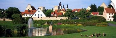 Sweden, Gotland, Visby, medieval walled town