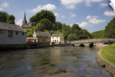 The Awbeg River and Bridge, Castletownroche, County Cork, Ireland