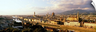 The Duomo & Arno River Florence Italy