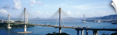 Ting Kaw & Tsing Ma Bridge Hong Kong China