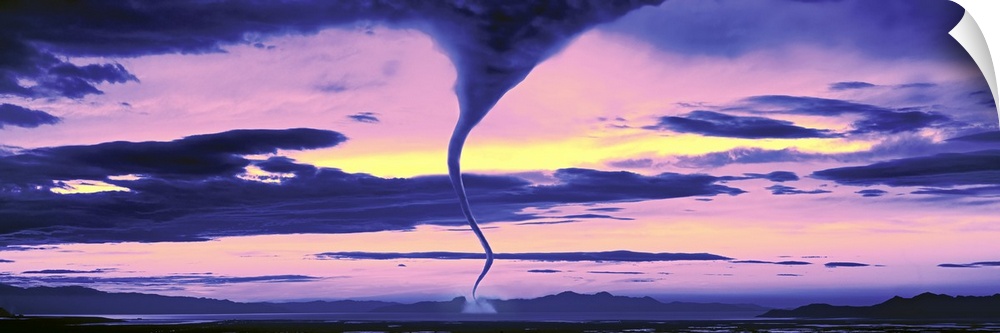 Tornado in the sky