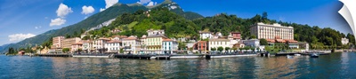 Town at the waterfront Tremezzo Lake Como Como Lombardy Italy
