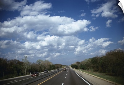 Traffic on a highway, Interstate 44, Creek County, Oklahoma