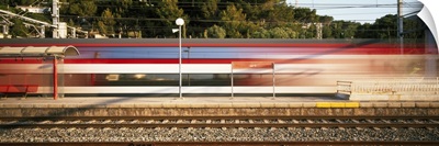 Train in Motion Garraf Spain