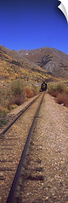 Train on a railroad track, Durango And Silverton Narrow Gauge Railroad
