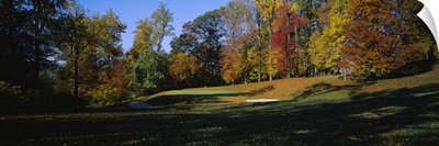 Trees on a golf course, Hercules Country Club, Wilmington, Delaware
