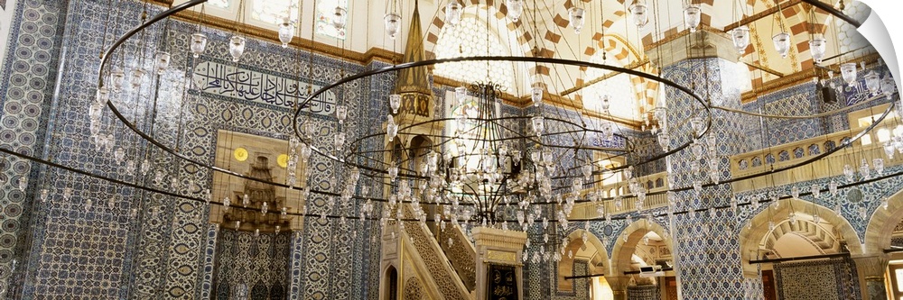 Turkey, Istanbul, Rustem Pasa Mosque, interior