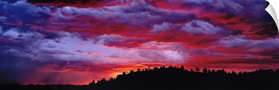 US, Wyoming, Sunrise