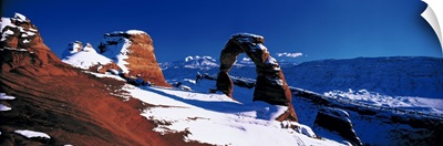 USA Utah Delicate Arch winter