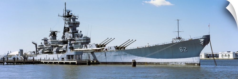USS New Jersey battleship, Camden, New Jersey, USA.