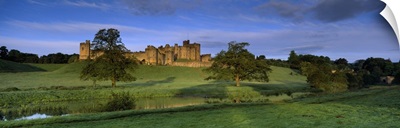 View of a castle, Alnwick Castle, Northumberland, England