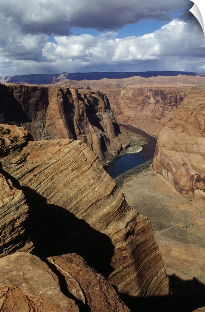 View Of Colorado River From Horseshoe Bend Overlook