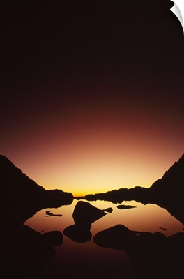 View Of Sunrise From Mount Whitney