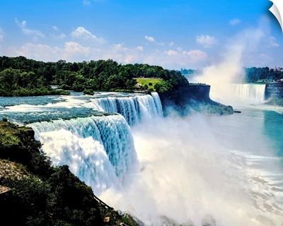 View of the American Falls, Niagara Falls, New York State