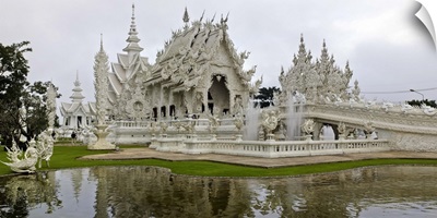 Wat Rong Khun Buddhist temple in Chiang Rai, Thailand
