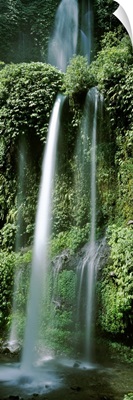 Waterfall in a forest, Lombok, Indonesia