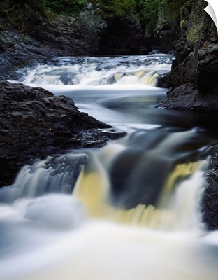 Waterfall on Cascade River, Cascade River State Park, Minnesota
