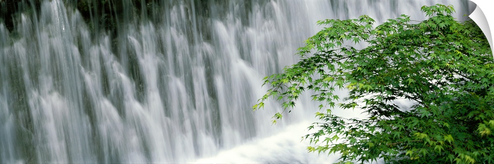 Waterfall on Kibune River, Kyoto, Japan
