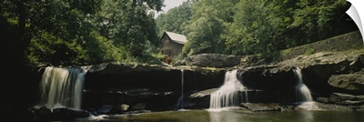 Watermill in a forest, Babcock State Park, West Virginia