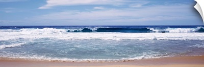 Waves crashing on the beach, Big Sur Coast, Pacific Ocean, California