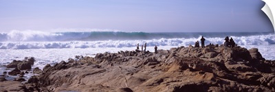 Waves in the sea Carmel Monterey County California
